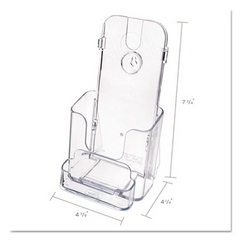 DEFLECTO Deflecto DEF78601 Single Compartment DocuHolder with Business Card Holder (7.75 x 4.37 x 4.12 in)