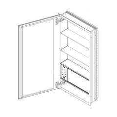Robern Robern DLB-20 IQ Digital Lock Box for 20 inches Wide Medicine Cabinets