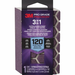 3M 3M DCDA120-PGP-1T 120 Grit 3-in-1 Sanding Sponge