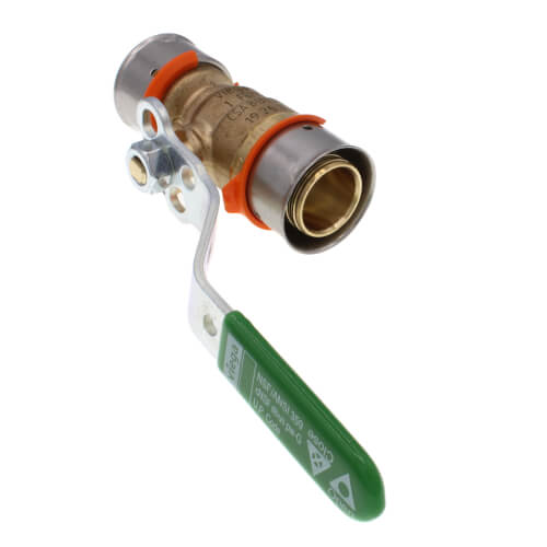 VIEGA Viega 98200 PureFlow Press Ball Valve 1 Inch Zero Lead Bronze