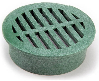 NDS Nds 13 Round Drain Grate 4 Inches Green Uv-resistant