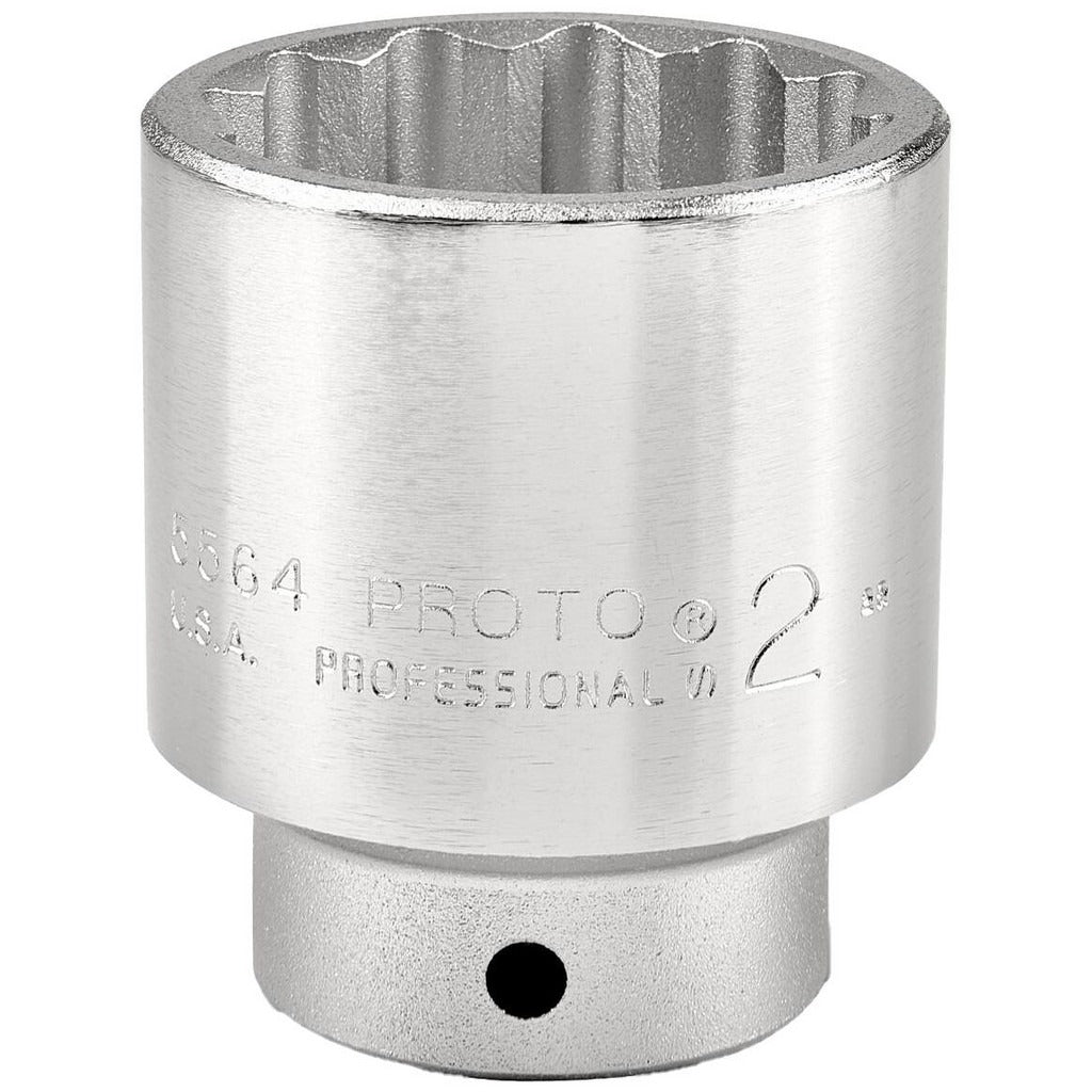 PROTO Proto J5564 Hand Socket 2 in 12-point 3/4 Drive