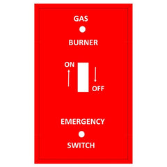MULBERRY METAL PRODUCTS Mulberry Metal Products 41020H Gas Burner Wall Plate