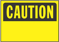 HILLMAN Hillman Fasteners 842066 Blank Caution Sign 10x14 in