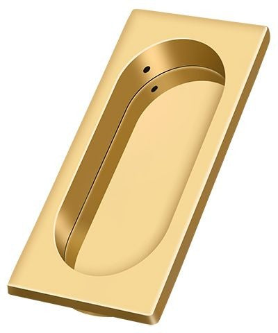 DELTANA Deltana FP4134CR003 Flush Pull Large Lifetime Brass