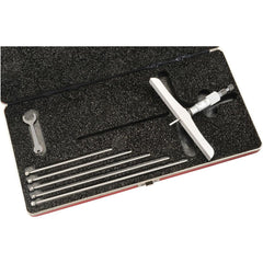 STARRETT Starrett 52248 Mechanical Depth Micrometer 6 Inch 6 Rods