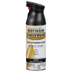 RUST-OLEUM Rust-oleum 330505 Matte Spray Paint 12 Oz Farmhouse Black