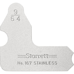STARRETT Starrett 50629 Radius Gage 9/64 Inch