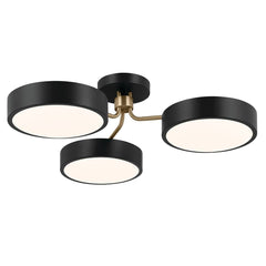 KICHLER Kichler 52604BKCPZ Sago Ceiling Light 69.6 W (10.75 in H x 40 in Dia)