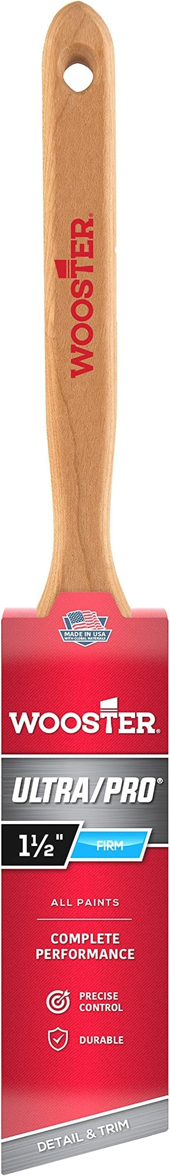 WOOSTER BRUSH Wooster Brush 4174-1 1/2 Ultra/Pro Firm Lindbeck Angle Sash Paint Brush (1-1/2 in)