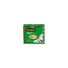 3M 3M MMM810P10K 3/4 inchesW Magic Tape (3/4 inches x 1000 inches, 10 Pack) 810-P10K
