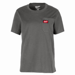 MILWAUKEE Milwaukee F451G-XL Womens Pocket T-shirt Xl Gray