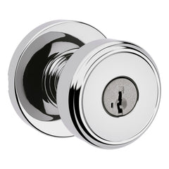 KWIKSET Kwikset 400MNKRDT-26S Maven Knob Entry Lock Smartkey