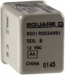 SCHNEIDER ELECTRIC Square D 8501RSD34V51 Plug-in Relay 5A 4PDT 12VDC