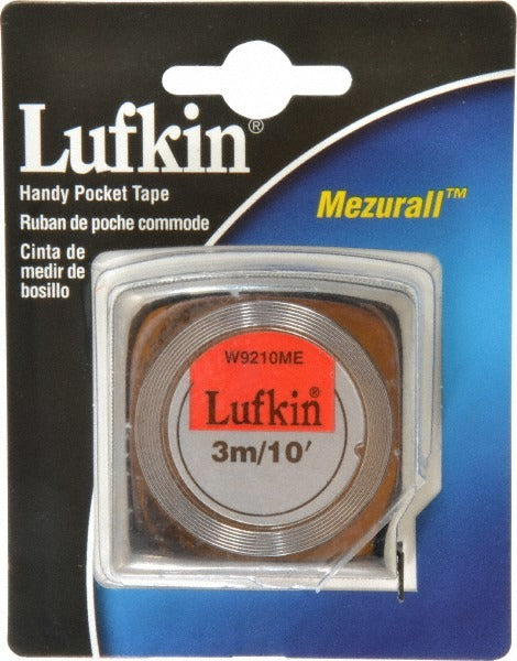 LUFKIN Lufkin W9210ME Tape Measure 10 Ft 1/2 Inch Yellow Blade