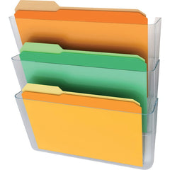DEFLECTO Deflecto DEF73601RT Wall Pocket System 13 x 4 x 19 inches 3/Pack 73601RT
