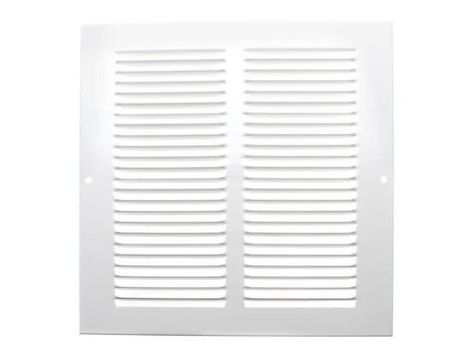 HART & COOLEY Hart Cooley 43106 Return Air Grille 8x8 White Steel