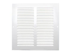 HART & COOLEY Hart Cooley 43106 Return Air Grille 8x8 White Steel