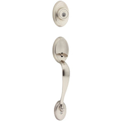 KWIKSET Kwikset 800CELIP-15S.STRKP Chelsea Exterior Handleset Satin Nickel