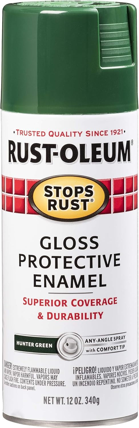 RUST-OLEUM Rust-Oleum 7738830 Stops Rust Gloss Spray Paint 12 oz