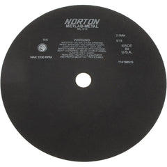 NORTON Norton 66253322160 Cutoff Wheel 13.75 in Aluminum Oxide