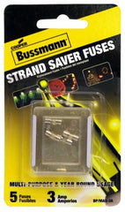 BUSSMANN Cooper Bussmann BP/MAS-3A Mini Light Set Fuse 3A 5 Pack