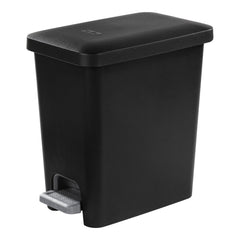 STERILITE Sterilite 10619002 Rectangular Step-On Wastebasket 2.7 Gallon (2/Case)