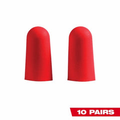 MILWAUKEE Milwaukee 48-73-3001 Foam Ear Plugs 32 Db Nrr 10 Pair