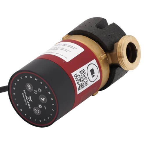 GRUNDFOS Grundfos 99812354 10 Comfort UP 10-16 High-Efficiency Circulator Pump Stainless Steel