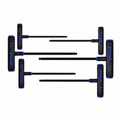 EKLIND Eklind Tool Co 64806 Power-t T-handle Hex Key Set 6pc