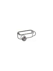 Steel Electric Products LR3A 1 Inch Die-Cast Copper Free Aluminum 90 Degrees Hub Type LR Conduit Body
