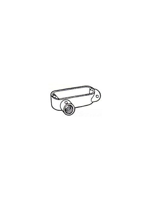 STEEL ELECTRIC PRODUCTS Steel Electric Products LR4AT 1-1/4 Inch Die-Cast Copper Free Aluminum 90 Degrees Hub Type LR Conduit Body