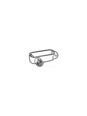 Steel Electric Products LR4AT 1-1/4 Inch Die-Cast Copper Free Aluminum 90 Degrees Hub Type LR Conduit Body
