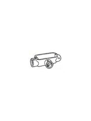 Steel Electric Products T4AT 1-1/4 Inch Die-Cast Copper Free Aluminum Tee Hub Type T Conduit Body