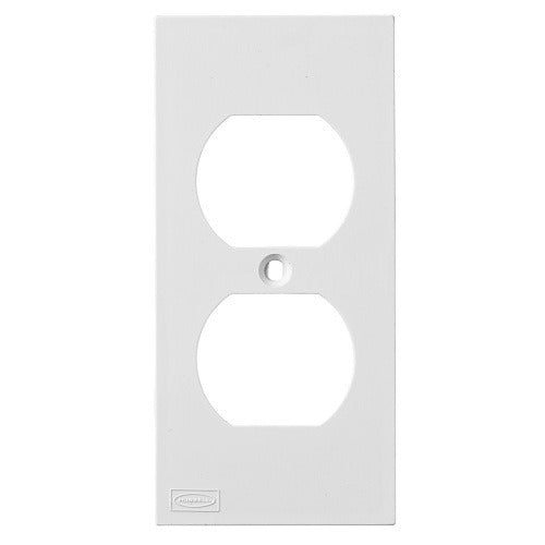 HUBBELL Hubbell Premise Wiring KP8W Keystone Duplex Faceplate