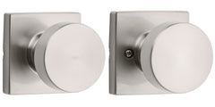KWIKSET Kwikset 720PSKSQT-15 Pismo Passage Knob Satin Nickel
