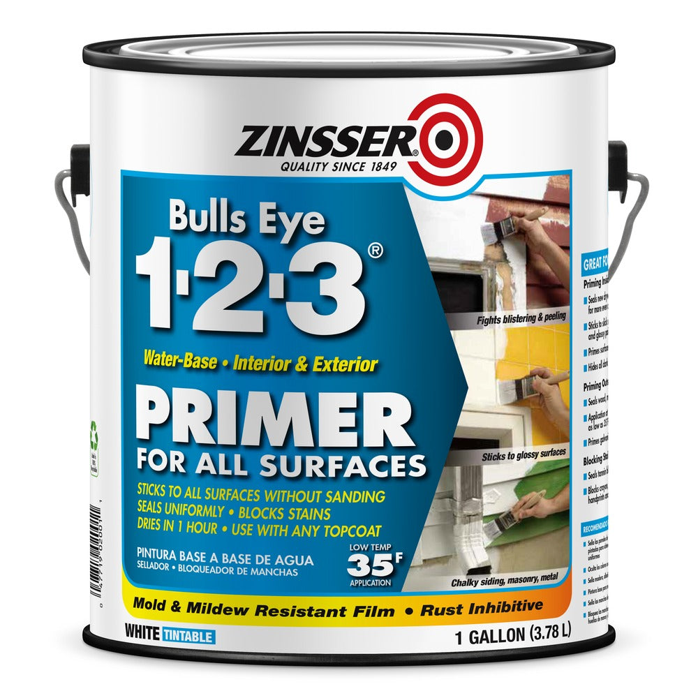 RUST-OLEUM Rust-Oleum 2001 Bulls Eye 1-2-3 Water-Base Primer-Sealer 1 gal