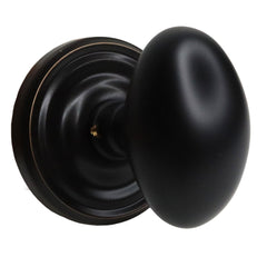 EMTEK Emtek 8100EUS10B Egg Knob Passage Set Oil Rubbed Bronze