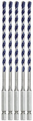 BOSCH Bosch HCBG0405T Blugranite Turbo Carbide Hammer Drill Bit 5pk