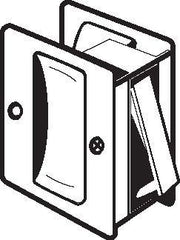 DON-JO Don-jo PDL100622 Square Passage Pocket Door Lock