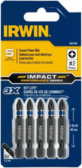 IRWIN Irwin IWAF32PH25 Phillips Power Screwdriver Bit 5 Pack