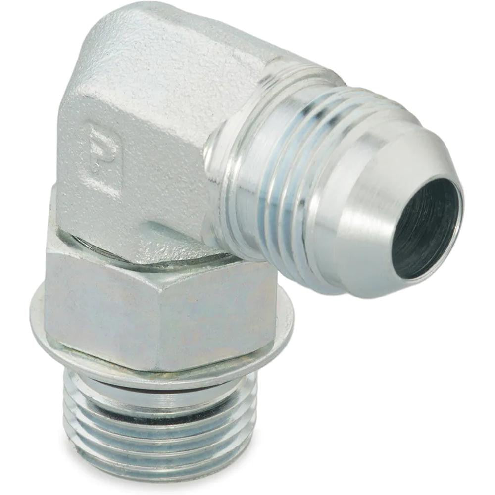 PARKER Parker P00128 Steel 90 Elbow 1-1/2 in Od Flare X Orb
