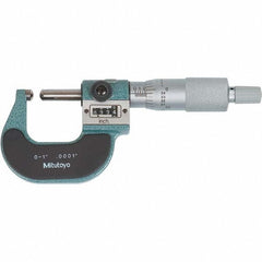MITUTOYO Mitutoyo 295-253CAL Spherical Face Micrometer Nist Cal