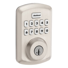 KWIKSET Kwikset 9250TRS-15S Powerbolt 2 Smartcode Deadbolt Satin Nickel