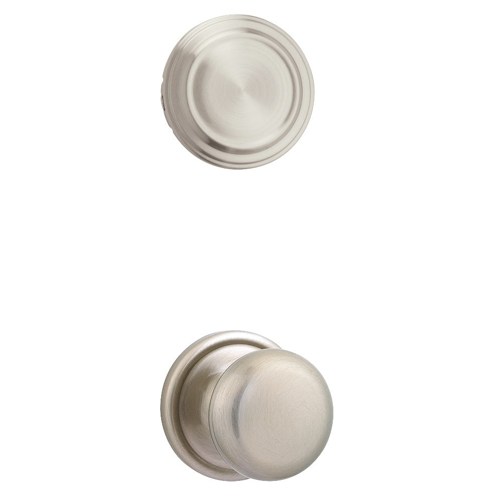 KWIKSET Kwikset 968H-15 Hancock Knob Dummy Handleset Satin Nickel