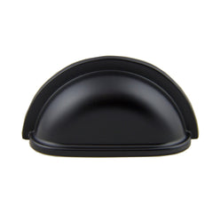 PRIDE INDUSTRIAL Pride Industrial P953BK Cup Cabinet Pull Matte Black