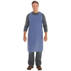 ANSELL Ansell 950085 Bib Apron 39in Blue Vinyl Chemical-resistant