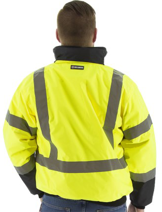 MAJESTIC Majestic 75-1313/S Hi-Viz Waterproof Bomber Jacket Small 75-1313/S