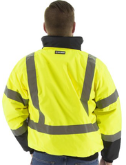 MAJESTIC Majestic 75-1313/S Hi-Viz Waterproof Bomber Jacket Small 75-1313/S
