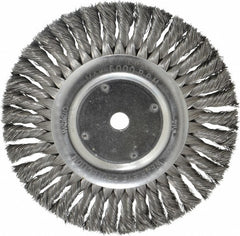 WEILER Weiler 94646 Knotted Wheel Brush 8 Inch Carbon Steel